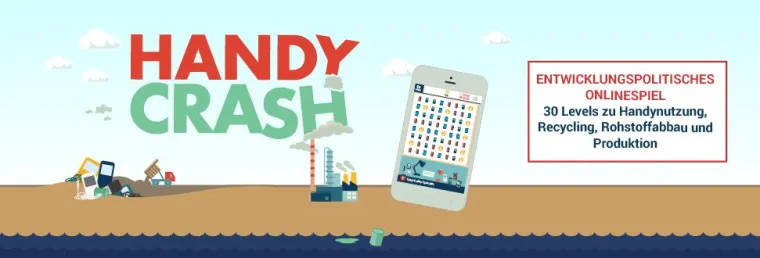 Bild: Entwicklungspolitisches Online-Spiel Handy Crash ab sofort online