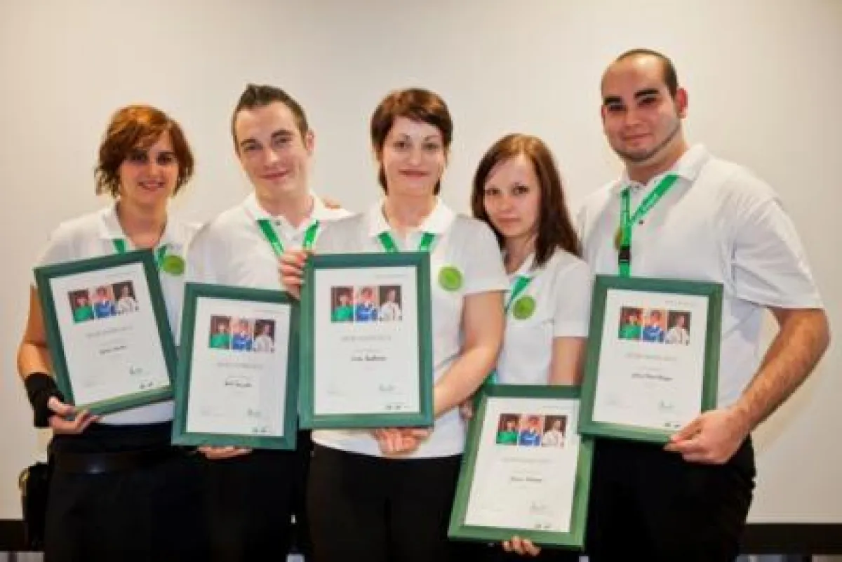 Die fünf Besten beim Marché Azubi Award