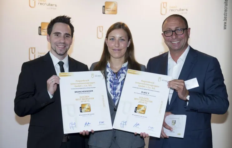 Piepenbrock bester Dienstleister Deutschlands im Recruiting Bild: Piepenbrock bester Dienstleister Deutschlands im Recruiting