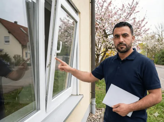 Bild: Frischluft mit Folgen: Warum das gekippte Fenster im Frühling wie eine Einladung für Einbrecher ist.