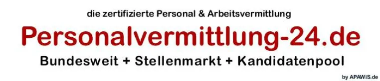Zertifizierte private Arbeitsvermittlung - Personalvermittlung-24 - im APAWiS-Jobnetzwerk Bild: Zertifizierte private Arbeitsvermittlung - Personalvermittlung-24 - im APAWiS-Jobnetzwerk
