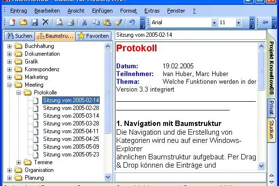 KnowHowDB 3.3: Finden statt Suchen Bild: KnowHowDB 3.3: Finden statt Suchen