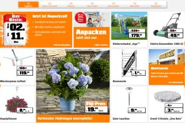 Bild: denkwerk bringt OBI Angebotsbeilage ins Web