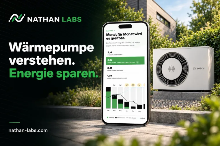 Bild: Wärmepumpen effizienter betreiben: Nathan Labs erkennt im Schnitt rund 250 Euro jährliches Sparpotenzial