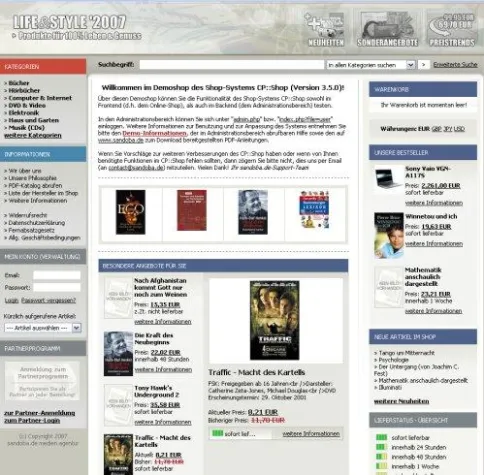 Bild: Shop-Software: CP::Shop Version 3.5.0: eCommerce ohne Kompromisse