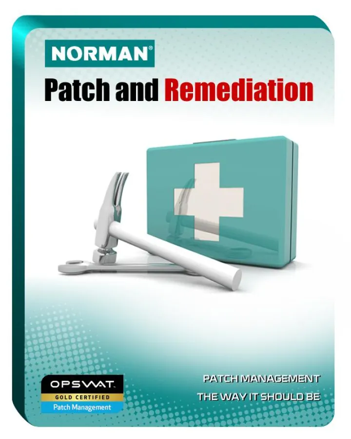 Norman Patch and Remediation verteilt Updates und Patches aller bekannten Software-Anbieter