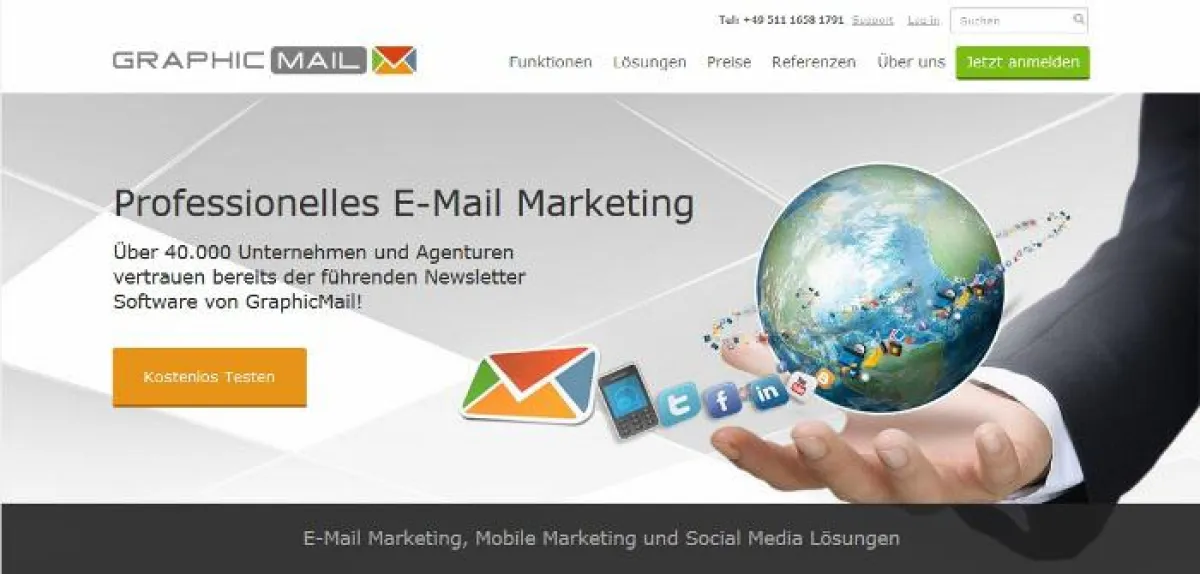 Die Website von GraphicMail erstrahlt im neuen Design