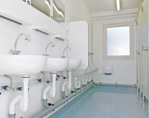 Bild: Ein „warmes Örtchen“ - ELA Sanitärcontainer erfüllen Arbeitsstätten-Richtlinien schon lange