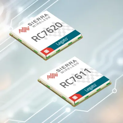 Bild: 4G LTE Cat-1 M2M Konnektivität mit 3G Fallback: AirPrime RC7620-1 und RC7611-1 IoT Modul