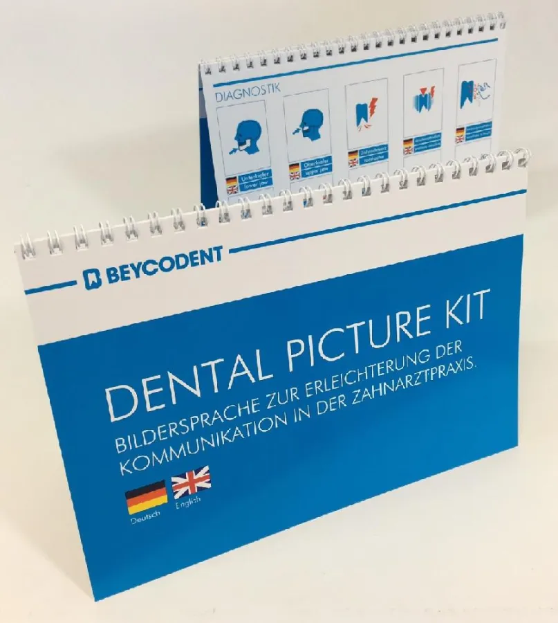 Dental Picture Kit mit Piktogrammen und deutsch/englischer Übersetzung
