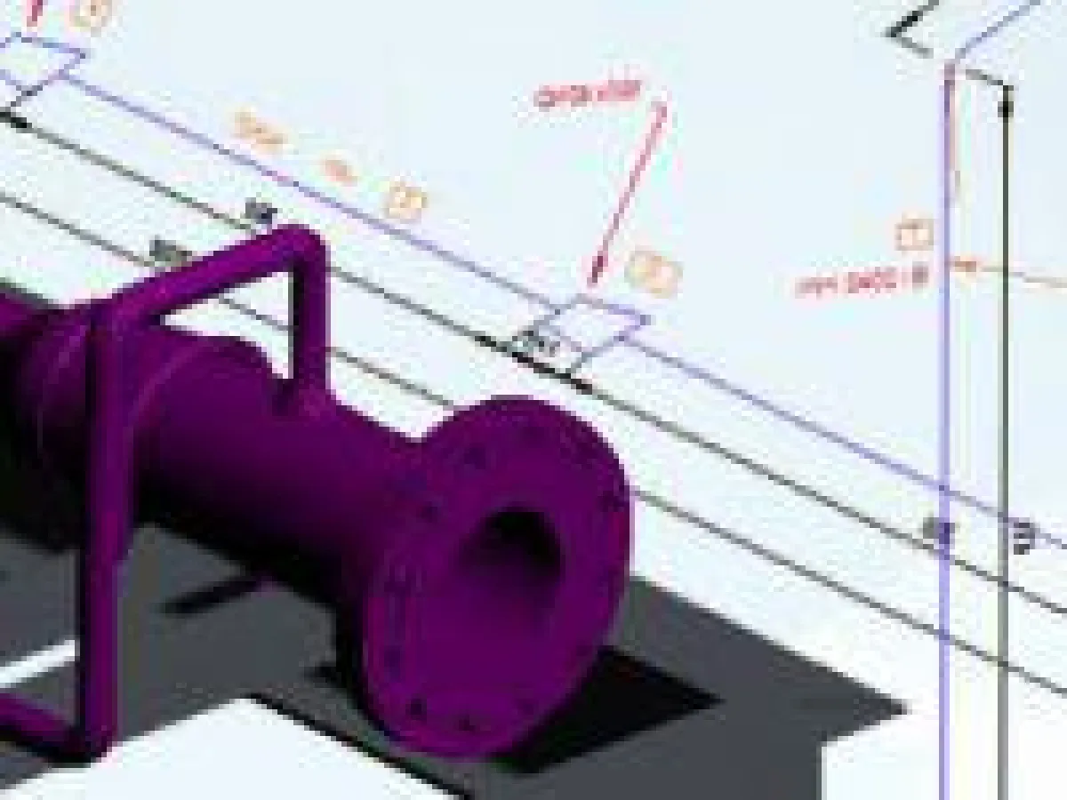 M4 ISO erstellt aus PTC Creo Piping automatisch Rohrleitungsisometrien