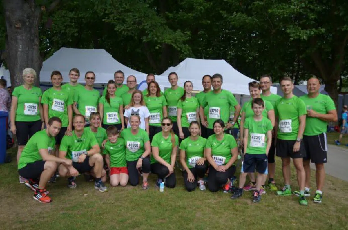 Nicht nur MKB /MMV Mitarbeiter laufen mit: Ein Event für die ganze Familie. Foto: MMV Leasing