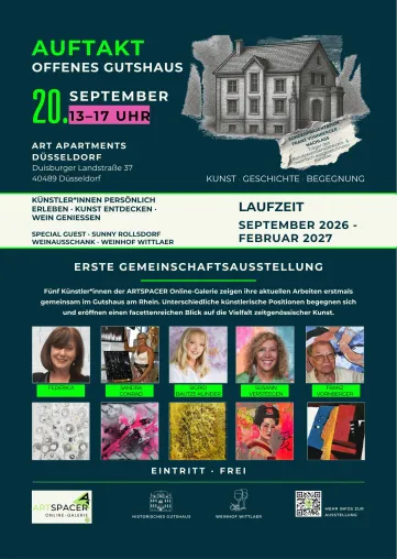 Kunstpunkte-Wochenende: Offenes Gutshaus am Rhein zeigt zeitgenössische Kunst und Werke von Franz Vornberger Bild: Kunstpunkte-Wochenende: Offenes Gutshaus am Rhein zeigt zeitgenössische Kunst und Werke von Franz Vornberger