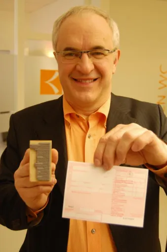 Bild: „Stempel ist bald größer als der Rezeptblock“