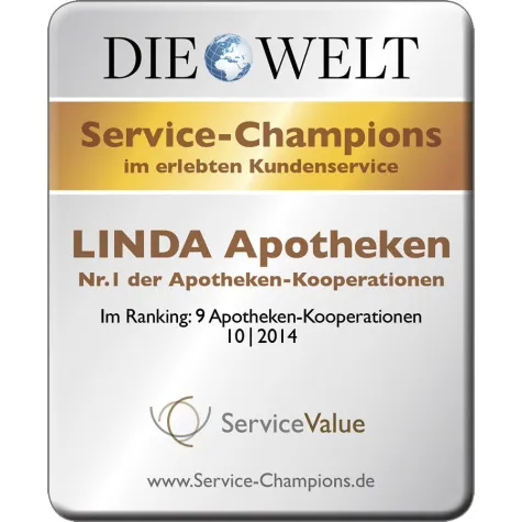 Goldauszeichnung für LINDA Bild: Goldauszeichnung für LINDA