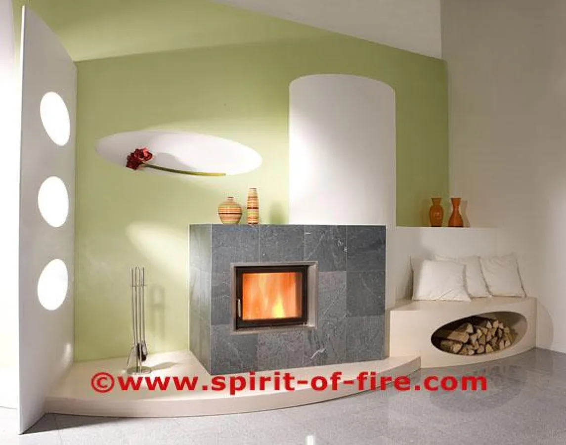 Speicherofen mit Specksteinmantel