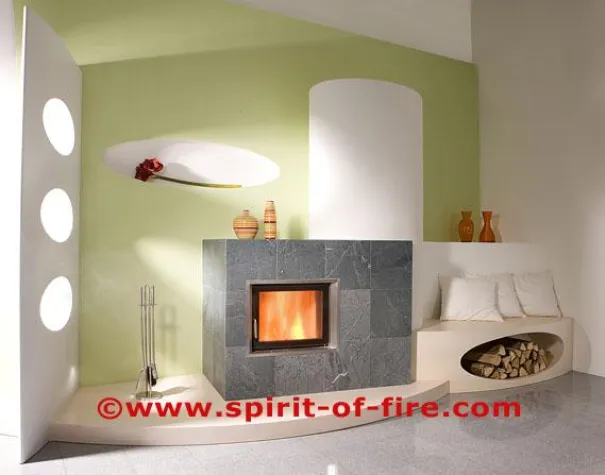 Bild: Der neue Specksteinofen