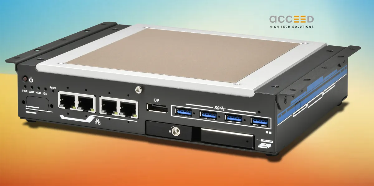 Embedded-PC mit Flat-Top-Kühlung Nuvo-9531-FT von Acceed (© Acceed GmbH)