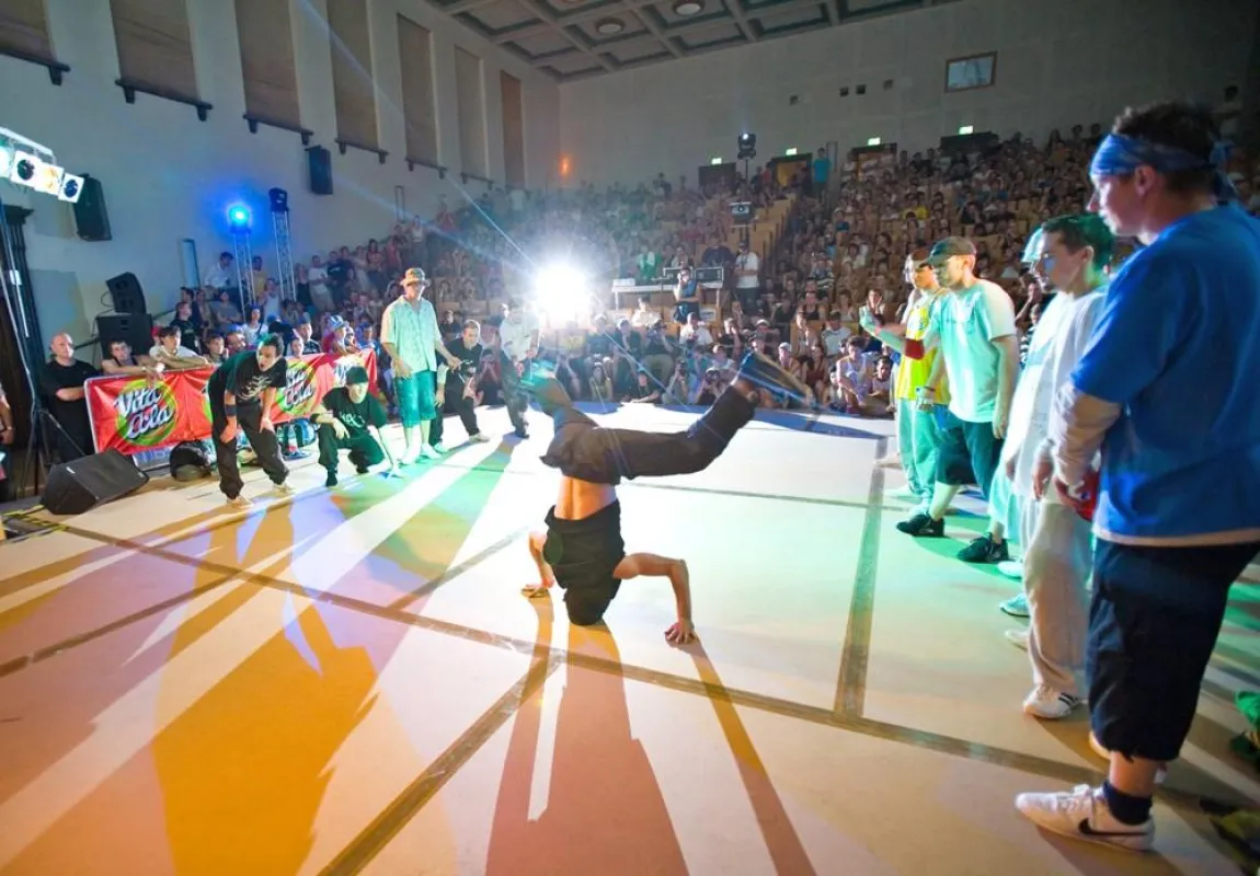 Das Battle of the East 2007 auf dem Sportcampus der Universität Leipzig.