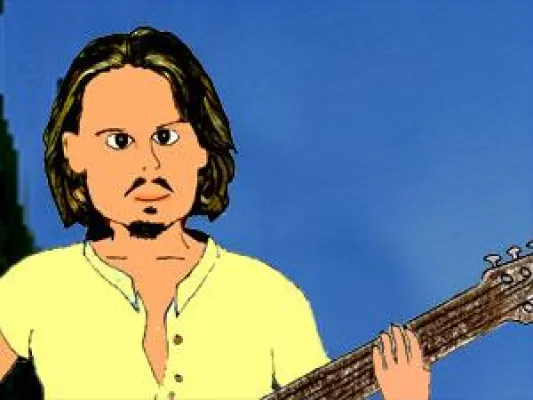 Bild: Johnny Depp als Latin Lover in einem schrägen Sommer-Cartoon