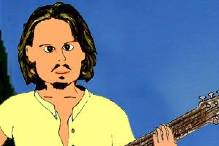 Johnny Depp als Latin Lover in einem schrägen Sommer-Cartoon Bild: Johnny Depp als Latin Lover in einem schrägen Sommer-Cartoon