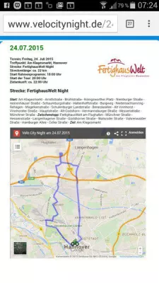 Hannovers Velo City Night am 24. Juli 2015 - auch durch Langenhagen Bild: Hannovers Velo City Night am 24. Juli 2015 - auch durch Langenhagen