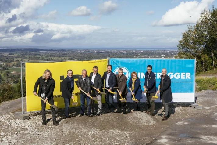 Bild: Dornbirn: Baustart der Wohnanlage am Knie