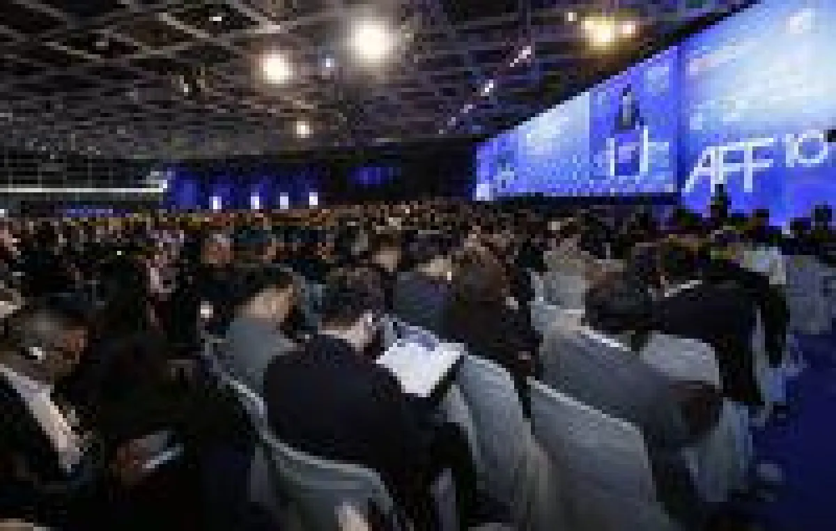 Während des zweitägigen Asian Financial Forum referierten rund 100 hochrangige Redner über weltwirtschaftliche Trends. Foto: AFF