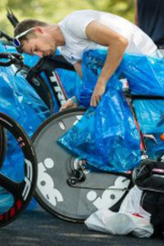 IRONMAN Fackler beim European Championship in Fankfurt a.M. im Juli Bild: Eigentum IOS-Technik