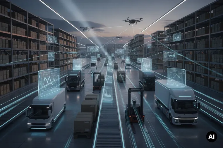 Bild: Internet der Dinge in der Logistik: Vernetzte Technik für effizientere Abläufe