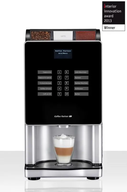Kaffeespezialitäten-Vollautomat „miniBona“ von Kaffee Partner.