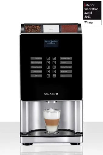 Kaffee Partner miniBona ausgezeichnet mit dem Interior Innovation Award 2013 Bild: Kaffee Partner miniBona ausgezeichnet mit dem Interior Innovation Award 2013