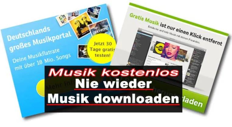 Musik kostenlos anhören - nie wieder downloaden - immer und überall Bild: Musik kostenlos anhören - nie wieder downloaden - immer und überall