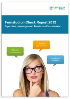 Bild: FernstudiumCheck Report 2012: Die 10 beliebtesten Institute