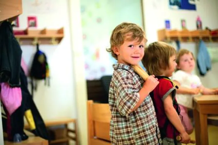 Bild: Einzelraumregelung ermöglicht ideale Spieltemperatur im Kindergarten