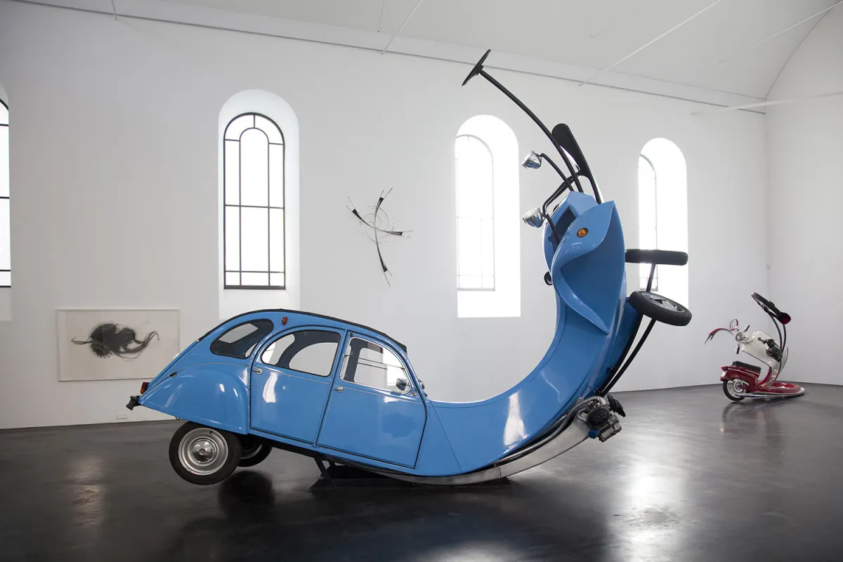 Stefan Rohrer, „Entzwei 2“, 2022 (© Archiv Galerie Scheffel, Bad Homburg, und Künstler)