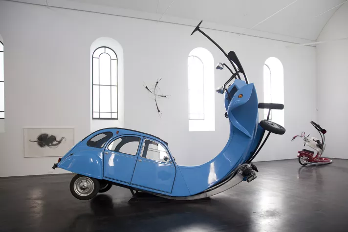 Bild: „Stefan Rohrer – Drift“ in den Jakobshallen der Galerie Scheffel, Bad Homburg