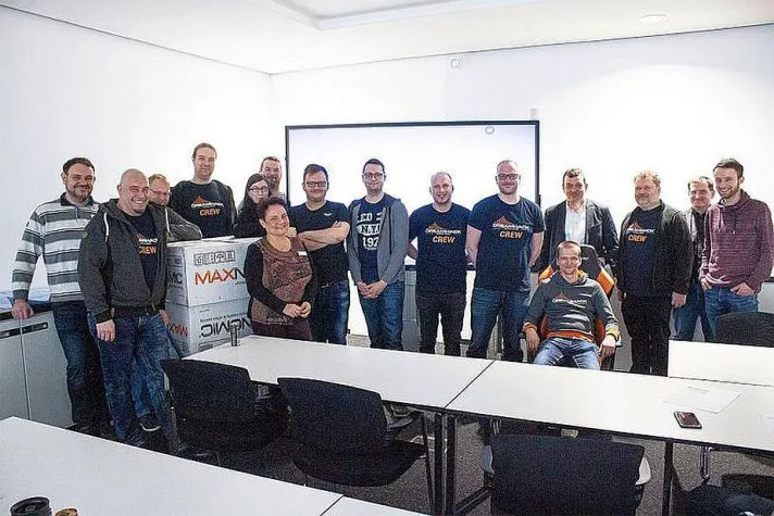 Bild: Stühlerücken nach DreamHack Leipzig im BFW Leipzig