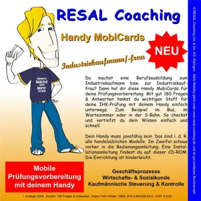 Bild: Mobile Prüfungsvorbereitung mit dem Handy für Azubis zum Industriekaufmann und zur Industriekauffrau