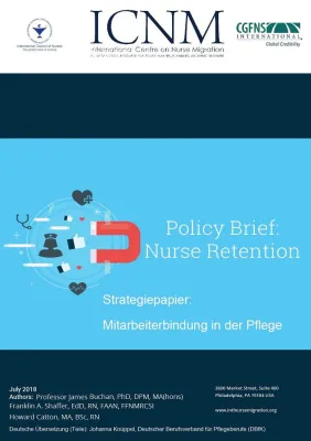 Bild: Strategiepapier ‚Mitarbeiterbindung in der Pflege‘ jetzt in deutscher Übersetzung