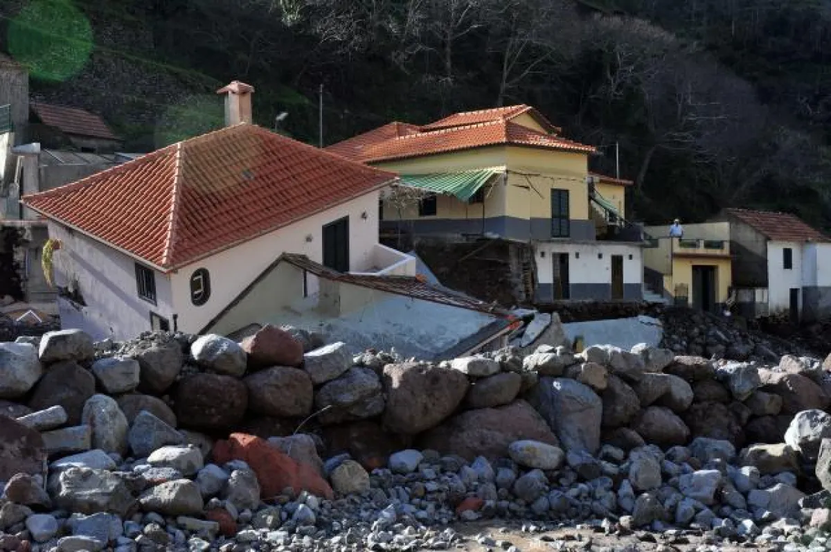 Flutschäden in Madeira, 2010