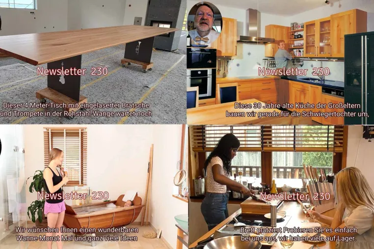Videonewsletter 231 im Wanne-Monat Mai Bild: Videonewsletter 231 im Wanne-Monat Mai