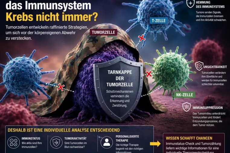 Bild: Warum Tumoren das Immunsystem täuschen – und warum der Immunstatus entscheidend ist