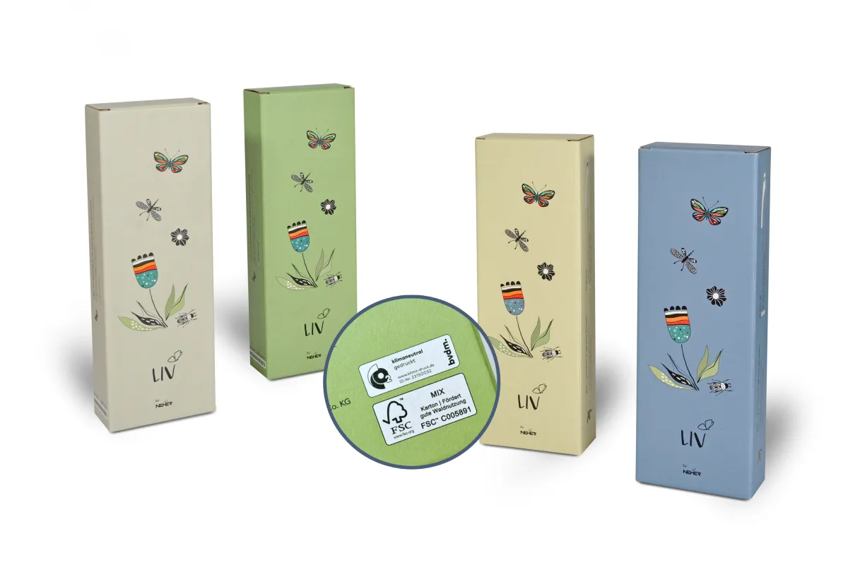 Fängt Blicke und Insekten: die neue Verpackung für den Insektenretter „LIV“ von Neher  (© Karl Knauer KG)