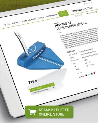 Bild: Neuer Onlineshop! KRAMSKI PUTTER ab sofort online erhältlich