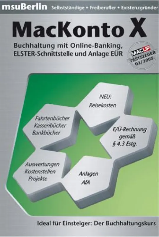 MacKonto X.5 Buchhaltung Onlinebanking