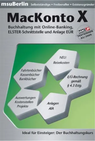 Endlich Buchhaltung mit Online-Banking und ELSTER in einem Programm für den Mac Bild: Endlich Buchhaltung mit Online-Banking und ELSTER in einem Programm für den Mac