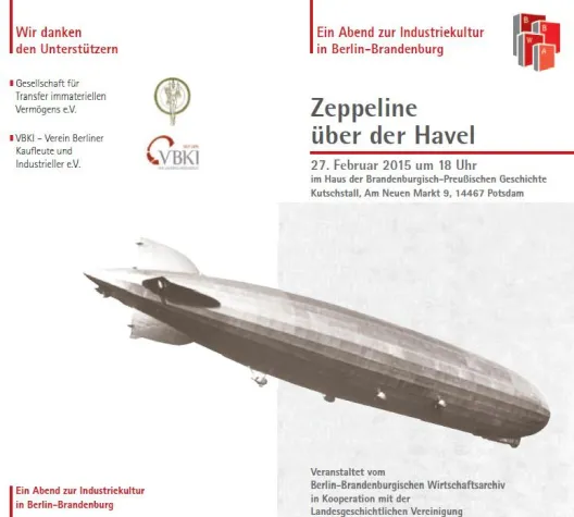 Bild: Zeppeline über der Havel