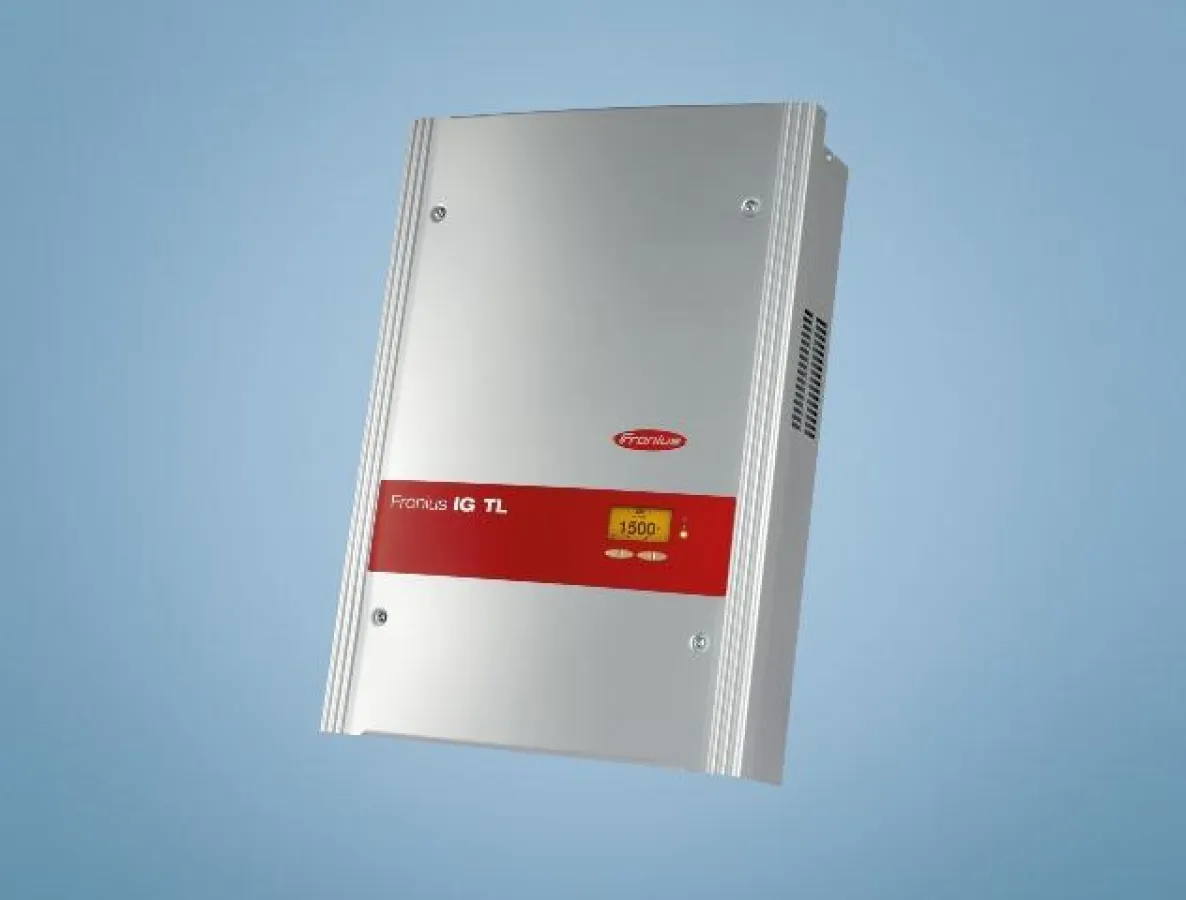 Der trafolose Wechselrichter Fronius IG TL 4.6  speist mit einer max. Ausgangsleistung von 4,6kW ein.