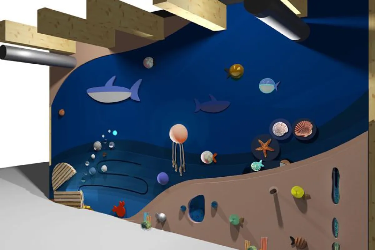 Rendering der Spielwand 